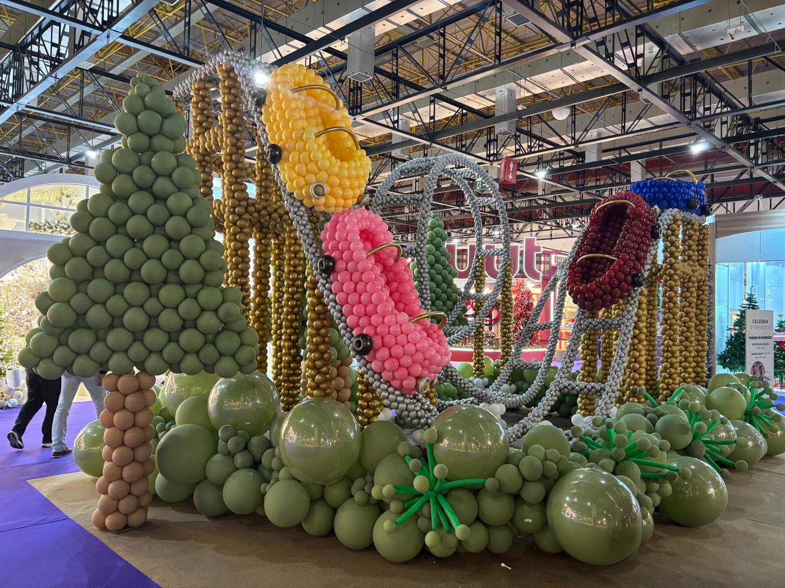 Installazione decorativa all'Expo Parques e Festas di San Paolo