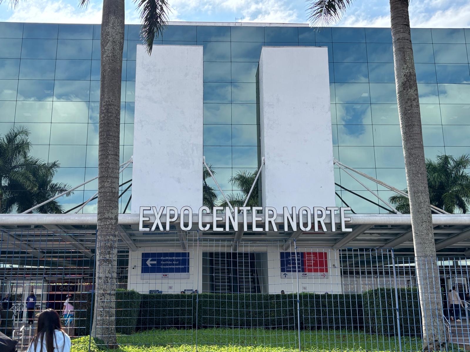 L'ingresso dell'Expo Center Norte di San Paolo del Brasile