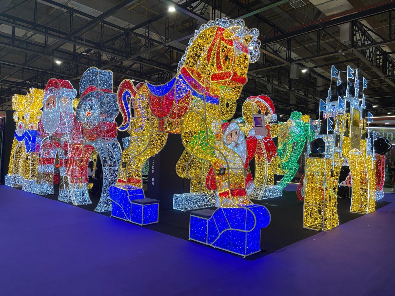 Distretto della Giostra all'Expo Parques e Festas in Brasile