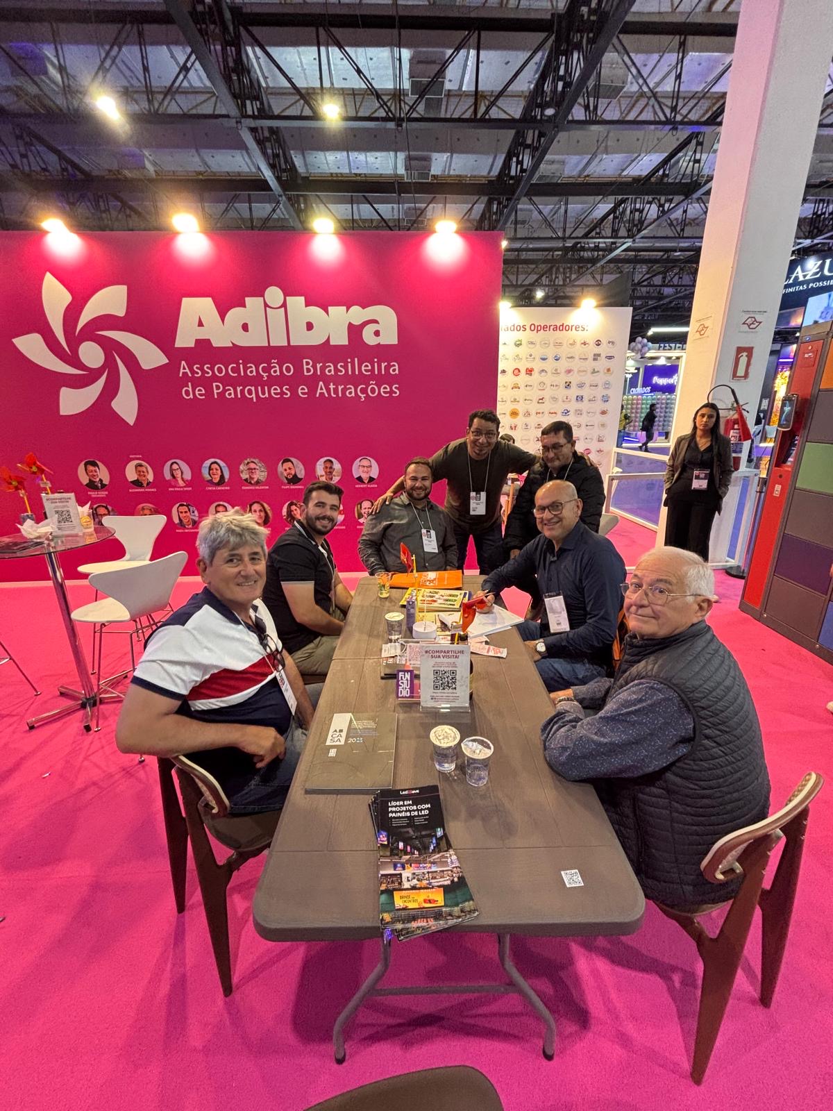 Incontro con i clienti brasiliani allo stand Adibra