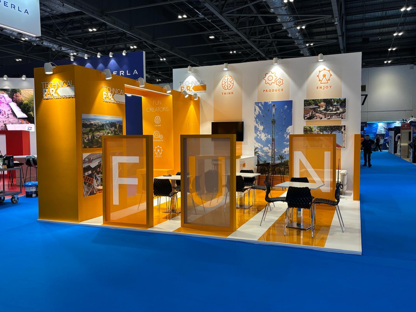 Lo stand di Technical Park alla IAAPA Expo Europe di Londra