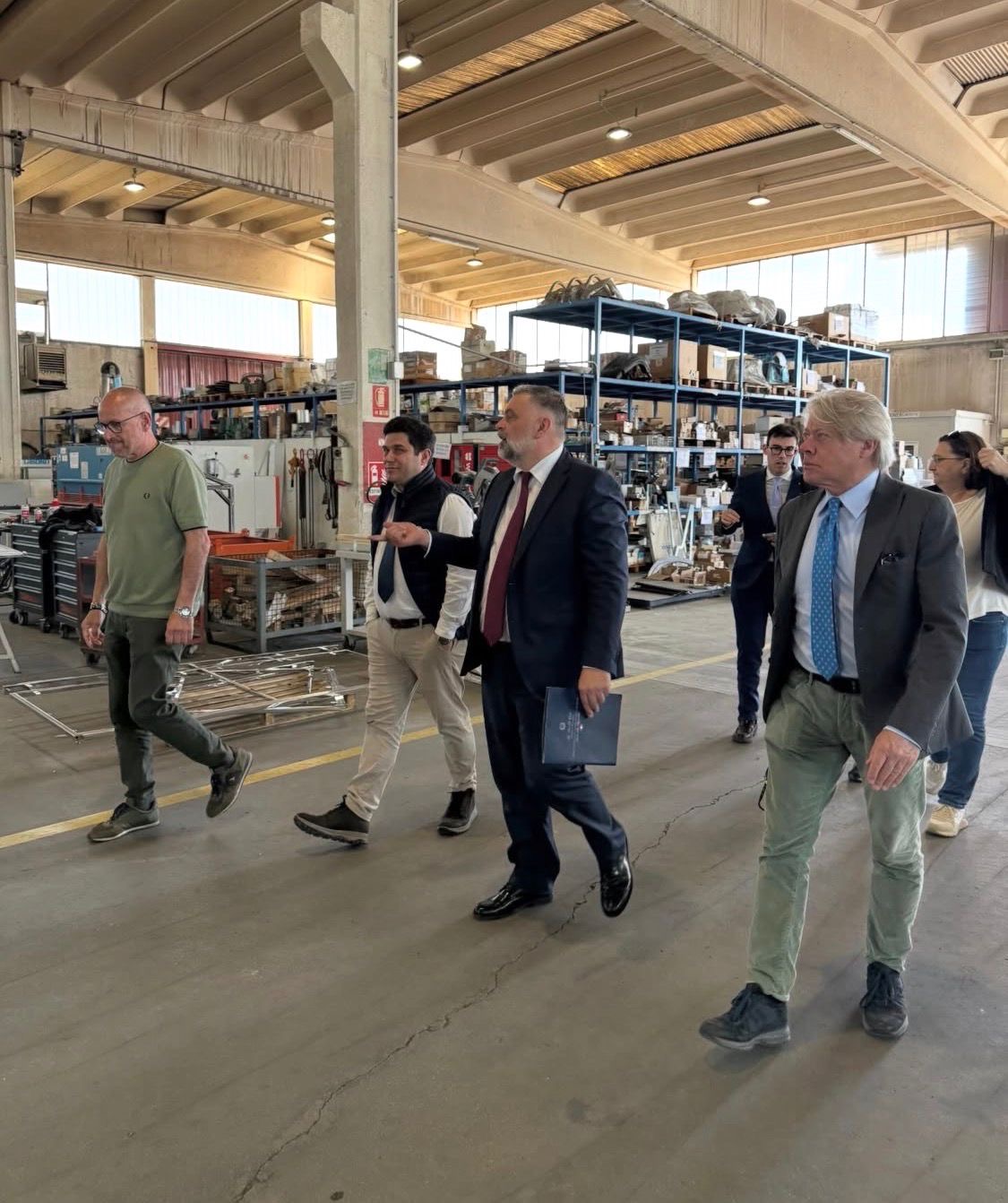 Visita al capannone produttivo di Technical Park